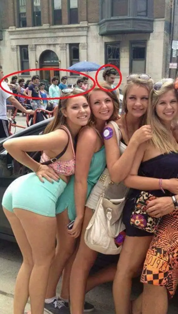 Fotografía que se ha hecho viral de un grupo de amigas Fotografía que se ha hecho viral de un grupo de amigas