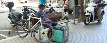 Repartidor de Deliveroo