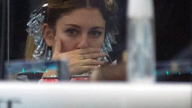 Blanca Suárez en la peluquería
