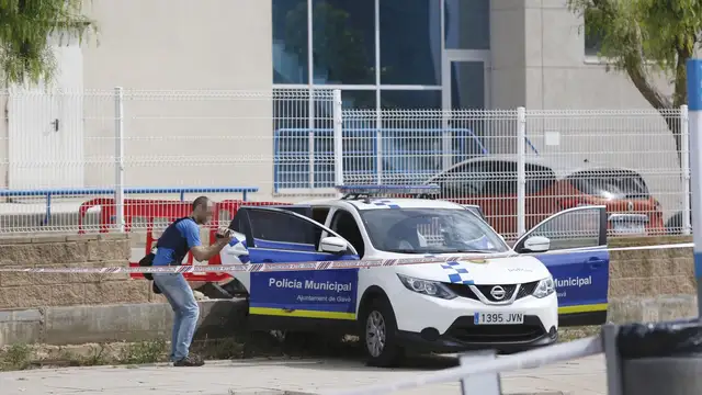 Un coche de los Mossos d'esquadra en Gavá, en Barcelona