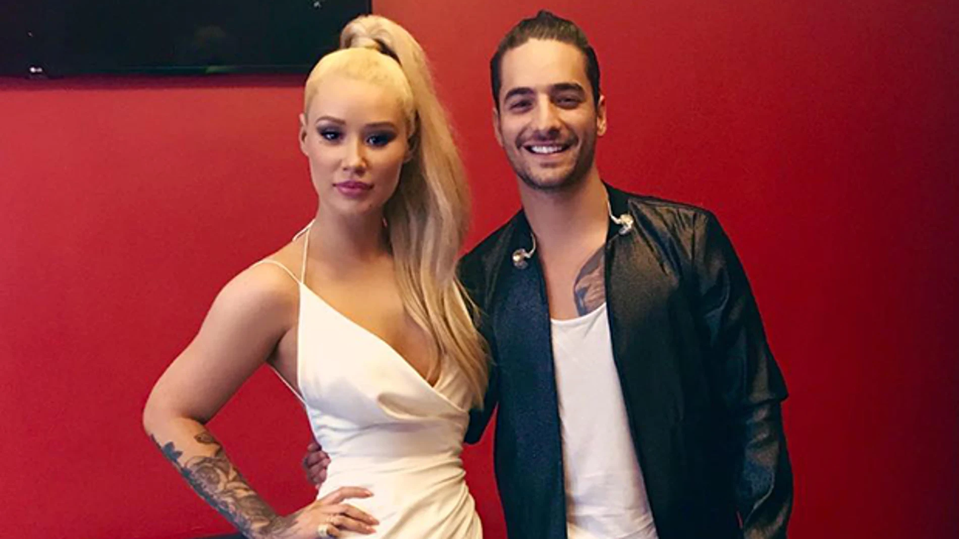Iggy Azalea y Maluma en los MTV MIAW Iggy Azalea y Maluma en los MTV MIAW