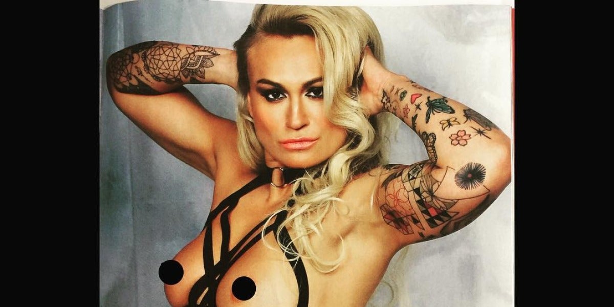 Isabel Castell en su sesión fotográfica con 'Interview'