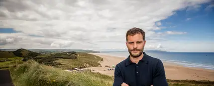Jamie Dornan en la fotografía para promover el paisaje Jamie Dornan en la fotografía para promover el paisaje