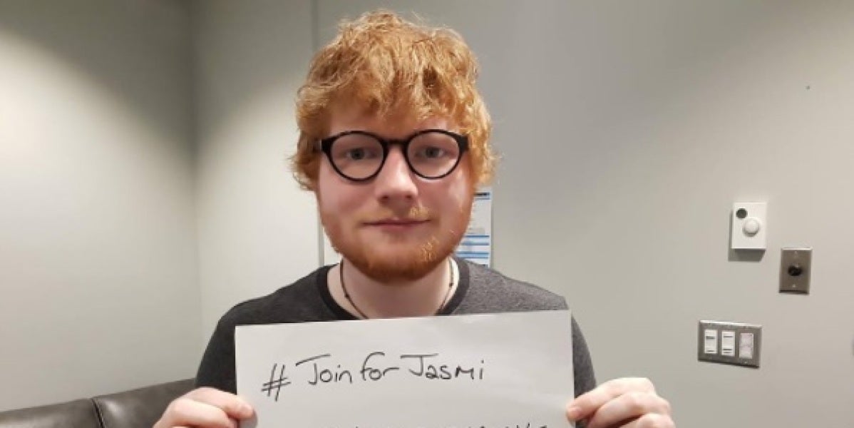 Ed Sheeran busca un donante de sangre en Instagram para ayudar a una niña de 7 años