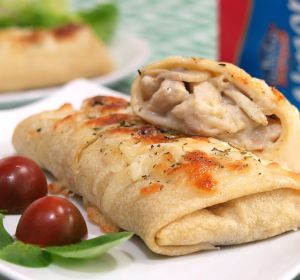 Crepes Rellenos de Pollo y Bechamel Crepes Rellenos de Pollo y Bechamel