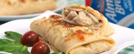 Crepes Rellenos de Pollo y Bechamel Crepes Rellenos de Pollo y Bechamel
