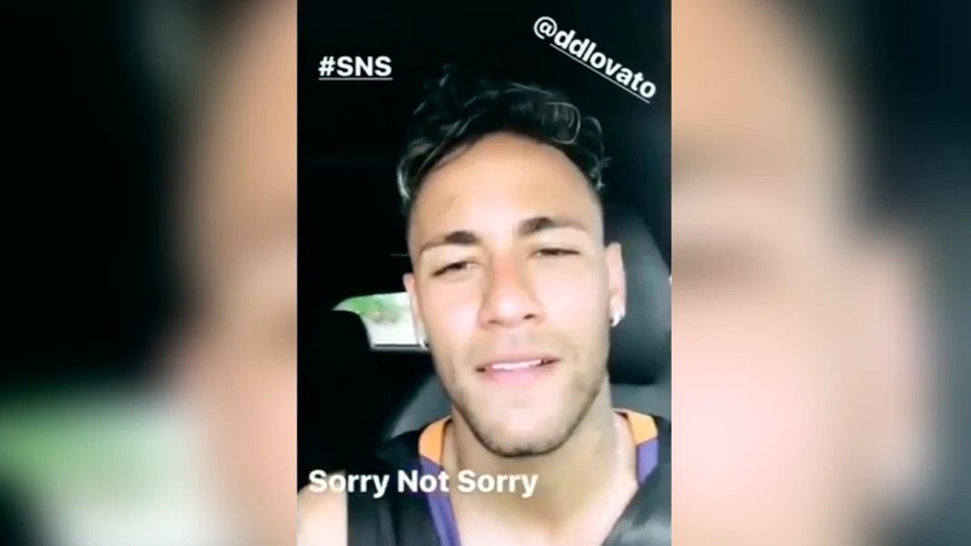 Neymar en su Story de Instagram