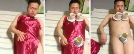 Consigue hacer el truco del mantel sobre su cuerpo desnudo Consigue hacer el truco del mantel sobre su cuerpo desnudo