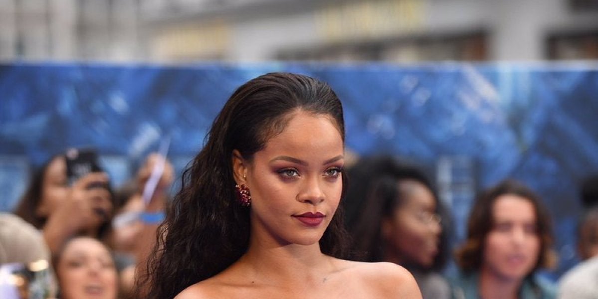 Rihanna en la premiere de 'Valerian' en Londres