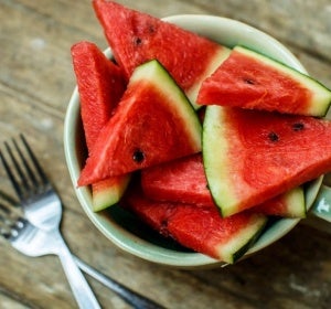 Para desayunar... sandía Para desayunar... sandía