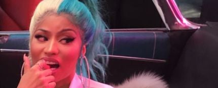 Nicki Minaj se une a la moda del pelo unicornio