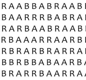 ¿Serías capaz de encontrar la palabra 'bar' en menos de un minuto? ¿Serías capaz de encontrar la palabra 'bar' en menos de un minuto?
