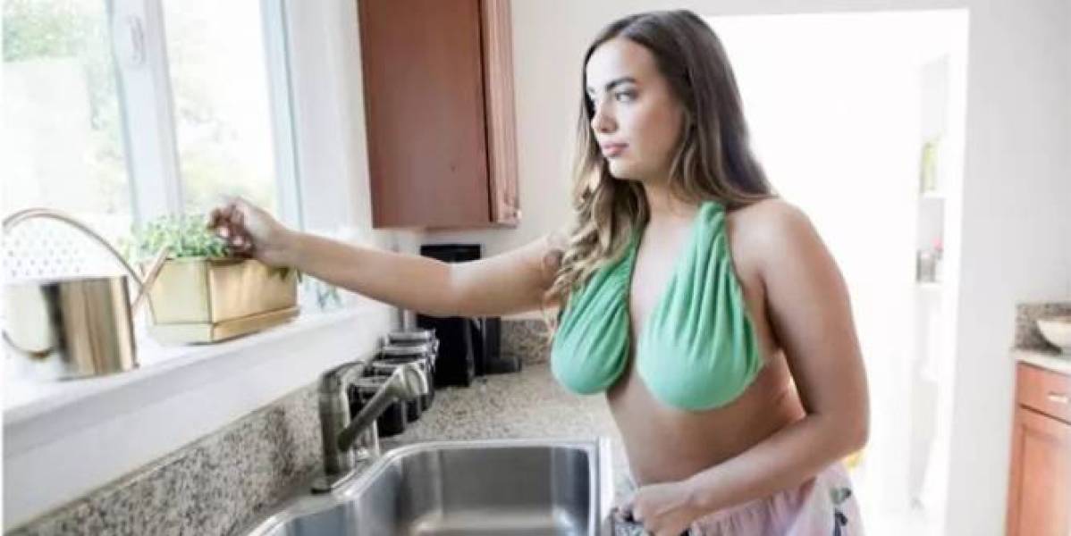 La "teta toalla", el invento que ha revolucionado las redes en Estados Unidos