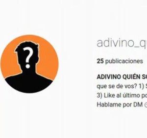 Las cuentas anónimas de 'Adivino quién sos' en Instagram Las cuentas anónimas de 'Adivino quién sos' en Instagram