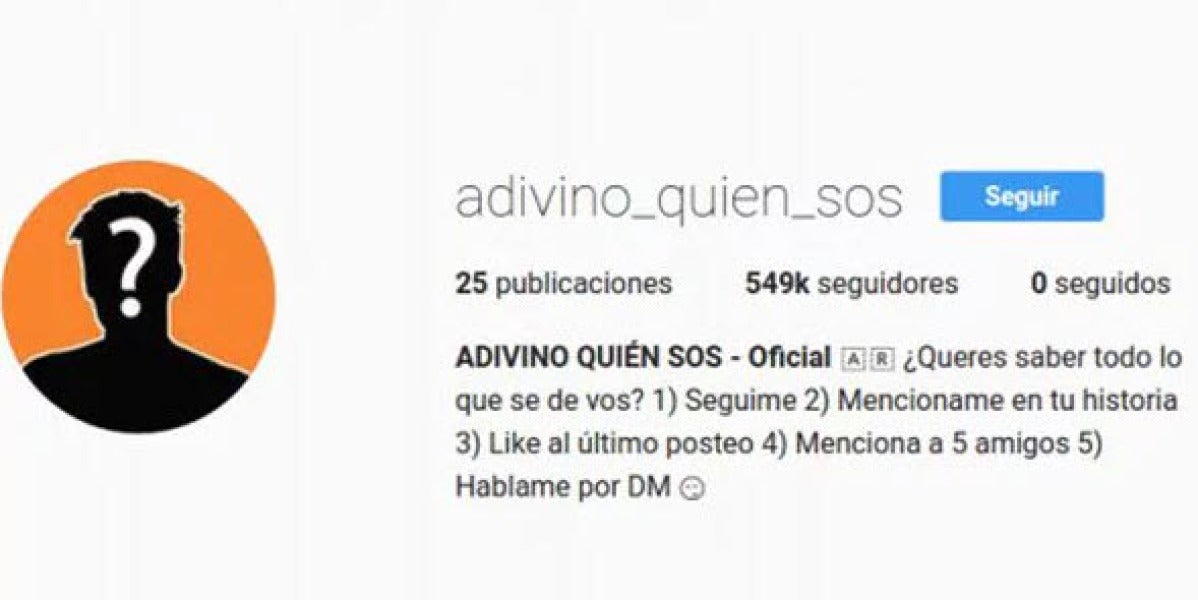 Adivino Quien Sos Las Peligrosas Cuentas De Instagram Que Timan A Los Adolescentes