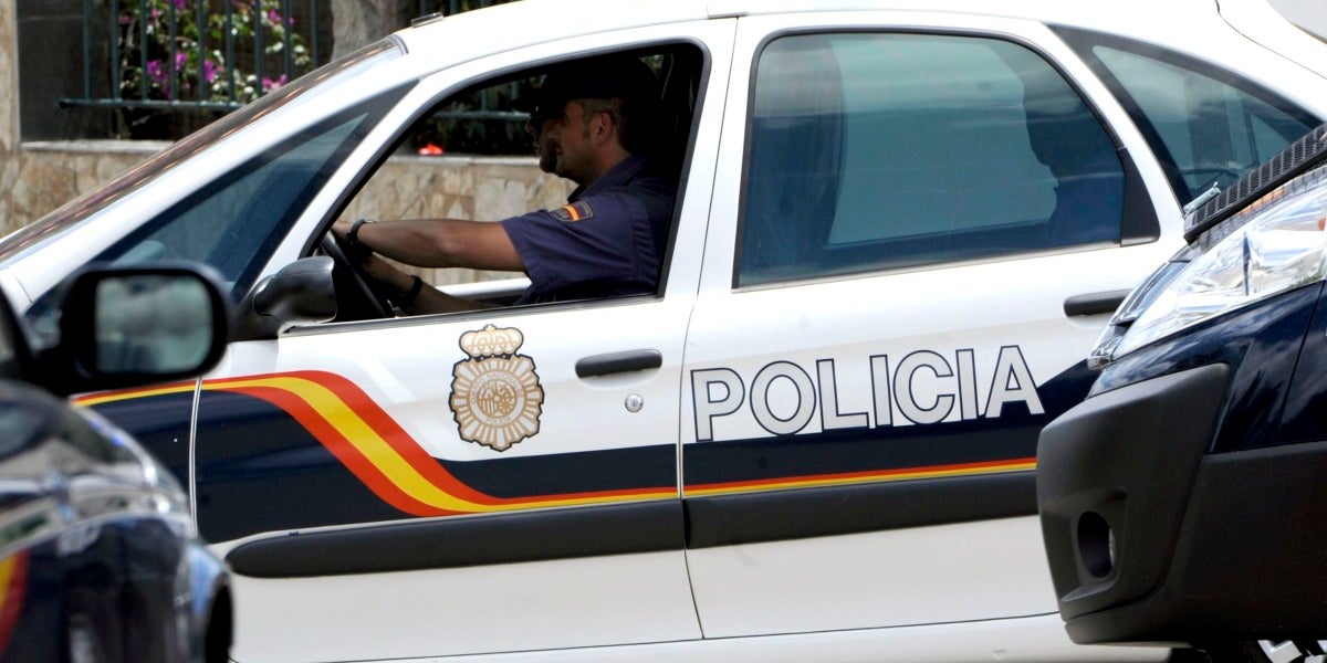 Un coche de la Policía Nacional