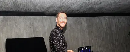 Calvin Harris durante una de sus sesiones Calvin Harris durante una de sus sesiones