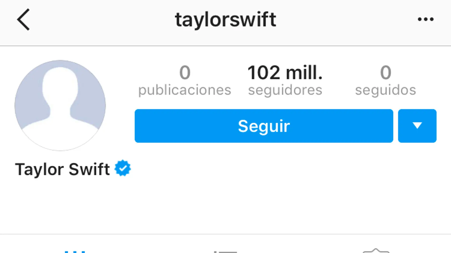 Taylor Swift ha borrado sus fotos de Instagram Taylor Swift ha borrado sus fotos de Instagram
