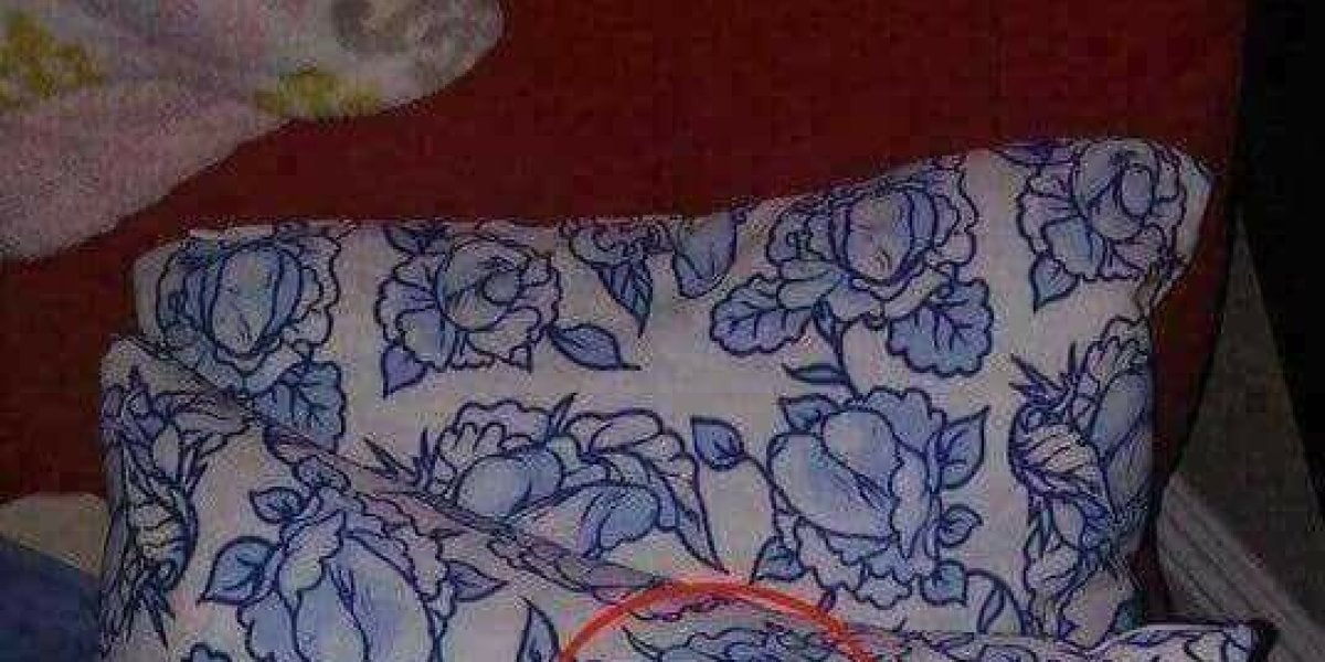 El curioso estampado de estos cojines
