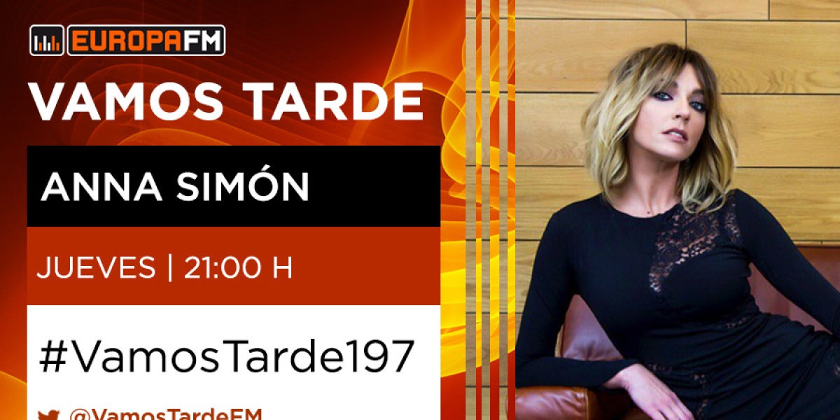 Anna Simon en Vamos Tarde