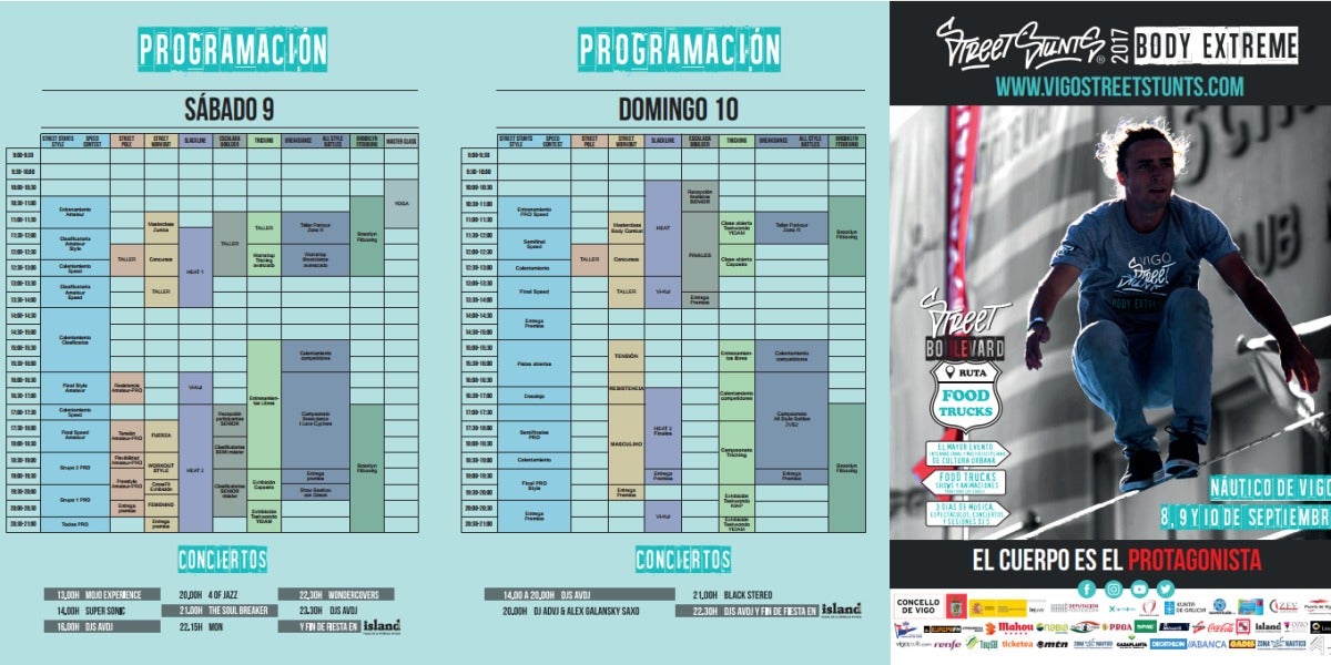 Vigo Street Stunts 2017 - Programa