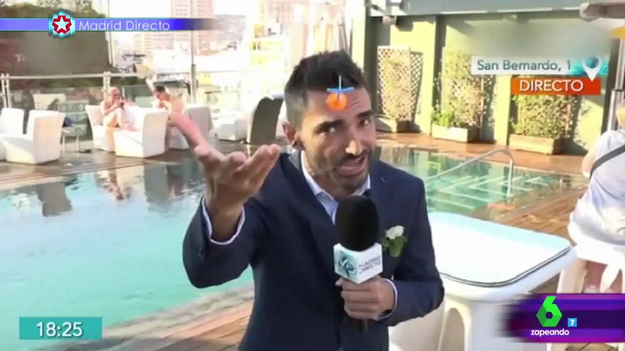 Pablo Cosano, el reportero que tira la caña en una fiesta de solteros Pablo Cosano, el reportero que tira la caña en una fiesta de solteros