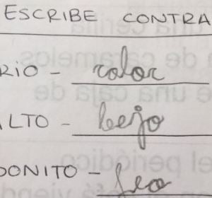 La respuesta de un niño a un ejercicio de clase desata el cachondeo en Twitter La respuesta de un niño a un ejercicio de clase desata el cachondeo en Twitter