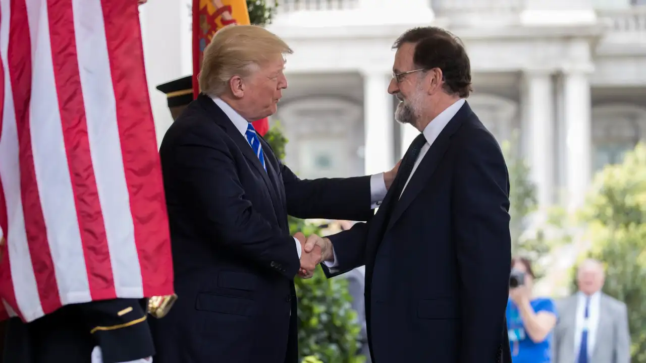 Donald Trump recibe a Mariano Rajoy en la Casa Blanca Donald Trump recibe a Mariano Rajoy en la Casa Blanca