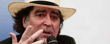 Joaquín Sabina durante una rueda de prensa Joaquín Sabina durante una rueda de prensa
