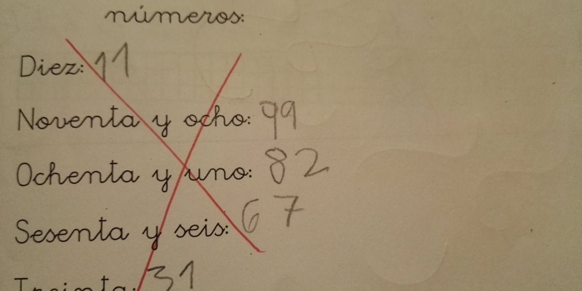 Ejercicio de matemáticas
