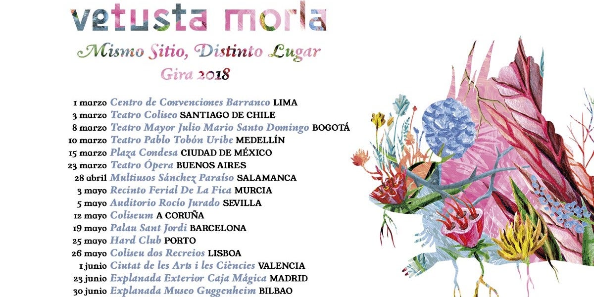 Gira Vetusta Morla con Europa FM 2018