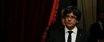 Carles Puigdemont, en el Palau de la Generalitat Carles Puigdemont, en el Palau de la Generalitat