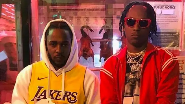 Kendrick Lamar y Rich The Kid en el vídeo de 'New Freezer'