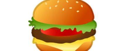 Emoji de la hamburguesa de Google