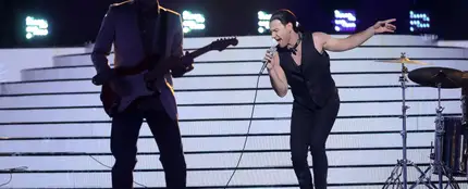 Un Miquel Fernández rockero se deja la piel con ‘I still haven’t found what I’m looking for’ como Bono de U2 Un Miquel Fernández rockero se deja la piel con ‘I still haven’t found what I’m looking for’ como Bono de U2