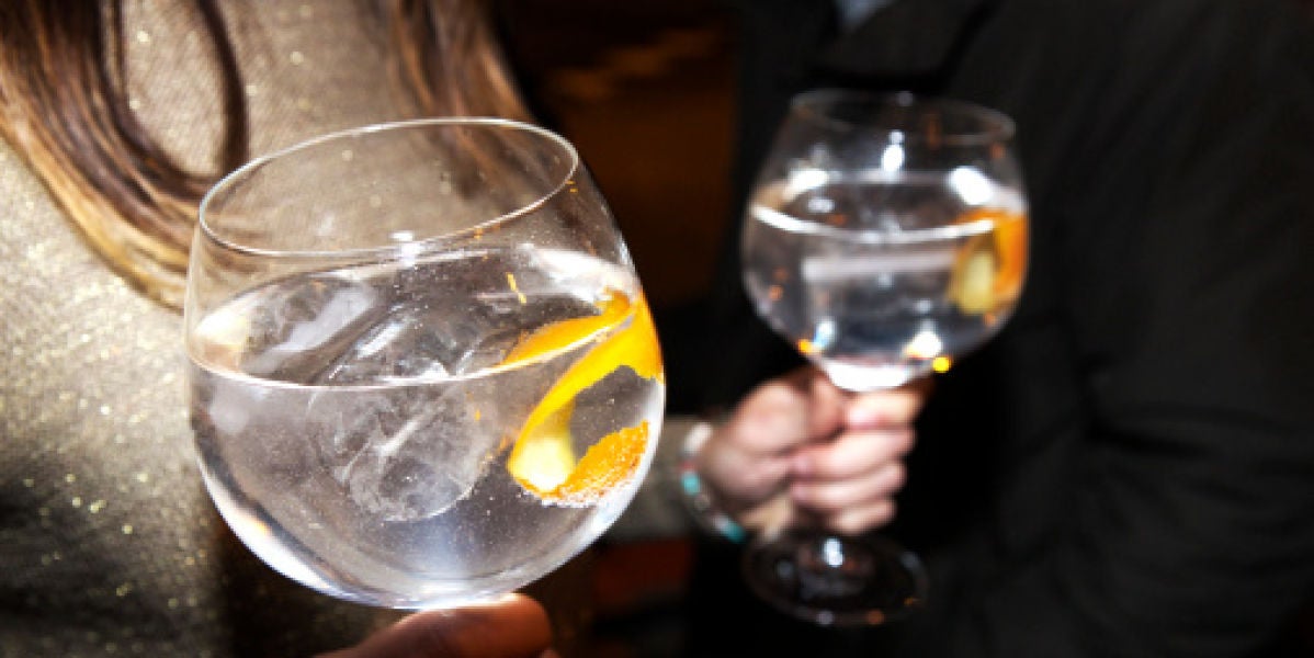 Copas de alcohol