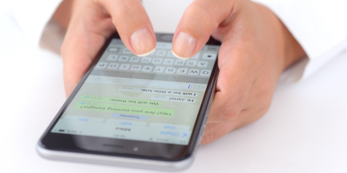 Aplicación de smartphones Whatsapp