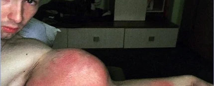 Uno de los bíceps del 'Popeye ruso' Uno de los bíceps del 'Popeye ruso'