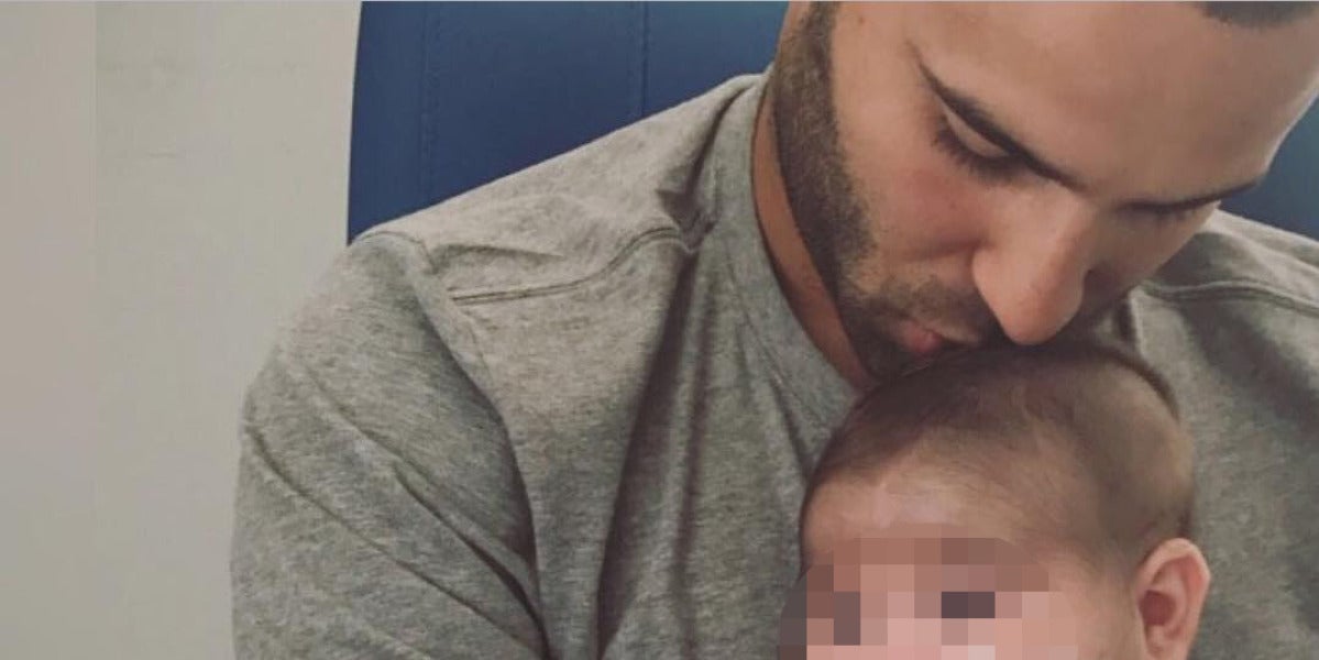 Jesé Rodríguez con su hijo Nyan
