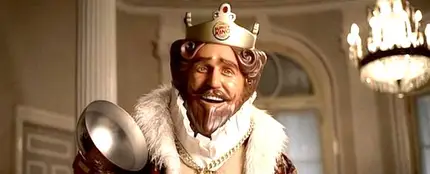 El rey de Burger King El rey de Burger King
