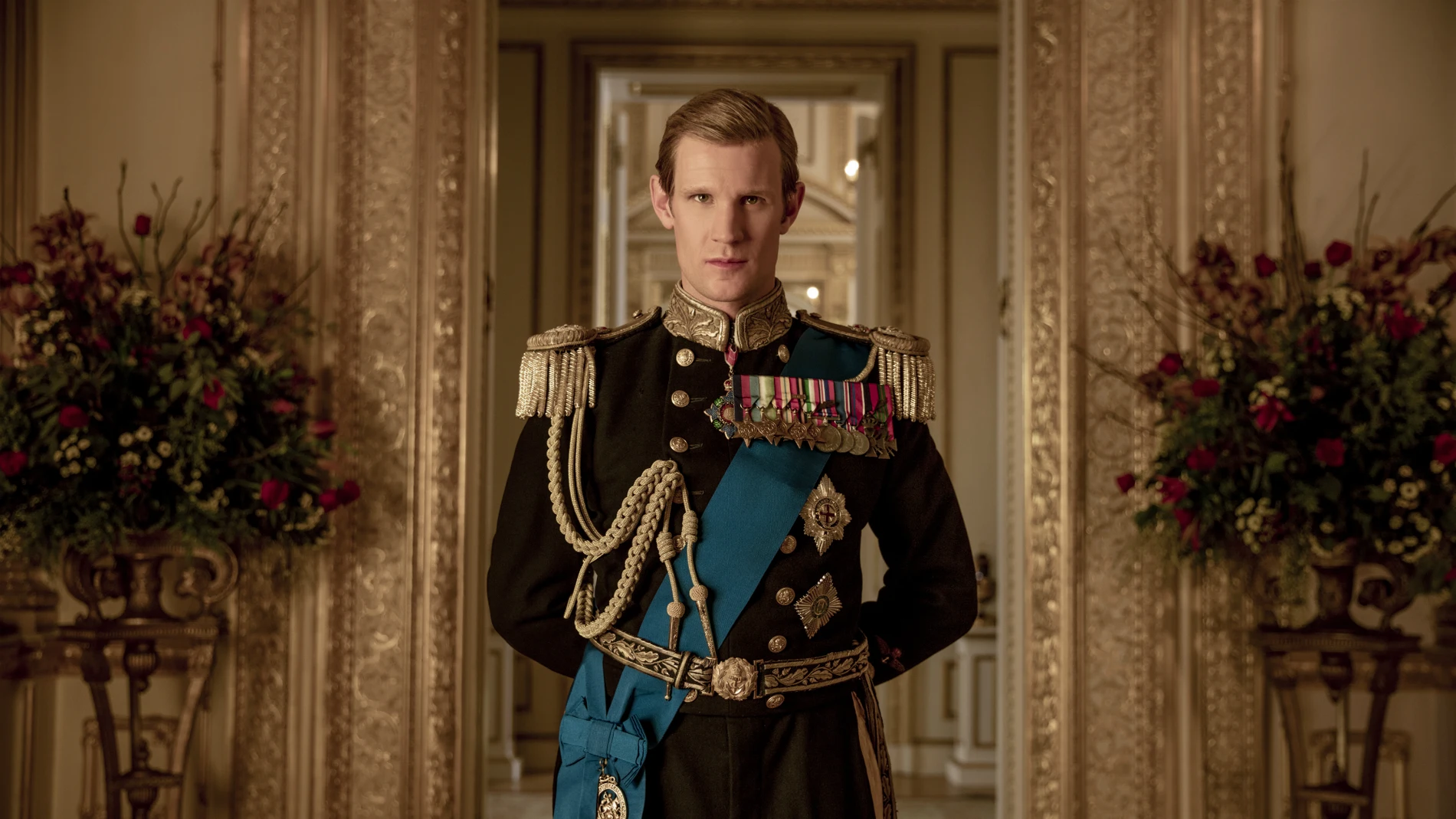 Matt Smith como el Duque de Edimburgo en 'The Crown'