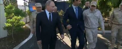 Putin llega por sorpresa a Siria