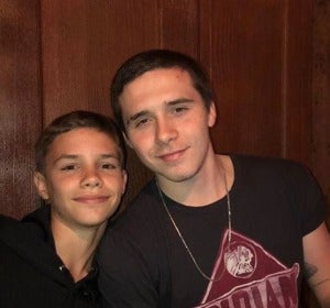 Romeo Beckham y Brooklyn Beckham Romeo Beckham y Brooklyn Beckham