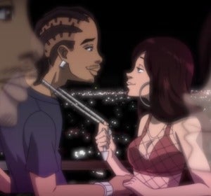 Tyga en el videoclip de su single 'Boss Up' Tyga en el videoclip de su single 'Boss Up'