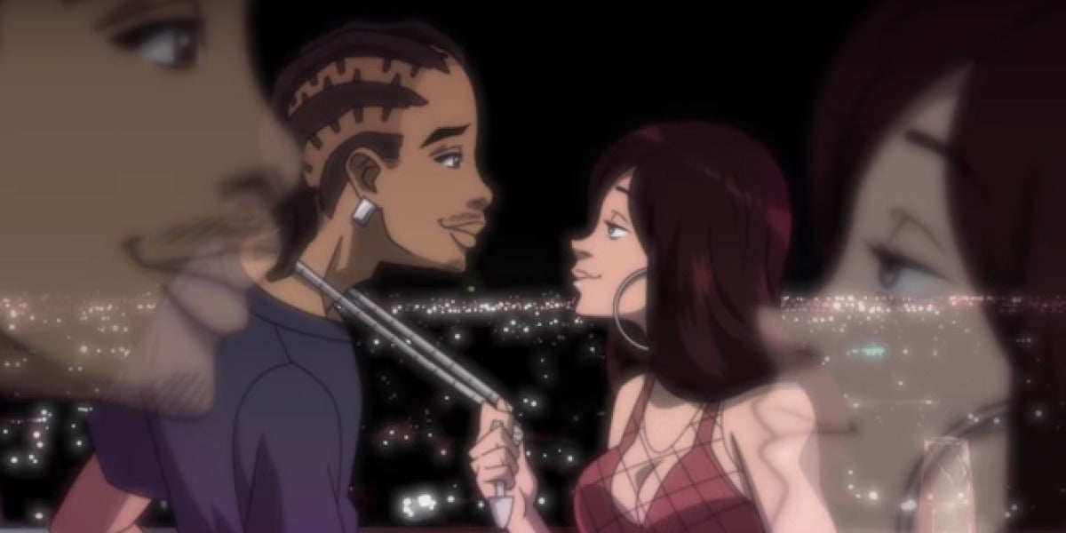Tyga en el videoclip de su single 'Boss Up'