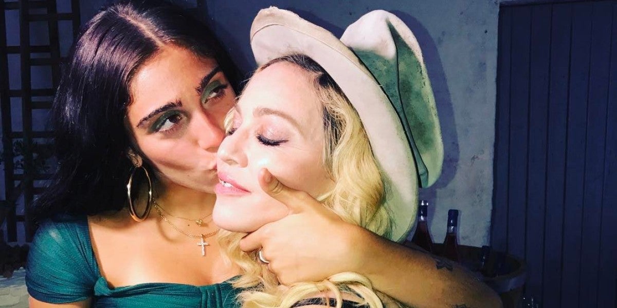Madonna y su hija mayor Lourdes