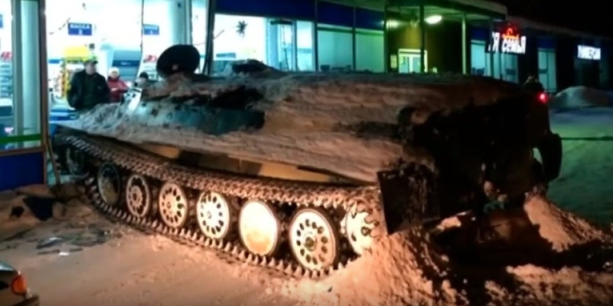 El tanque utilizado para el alunizaje