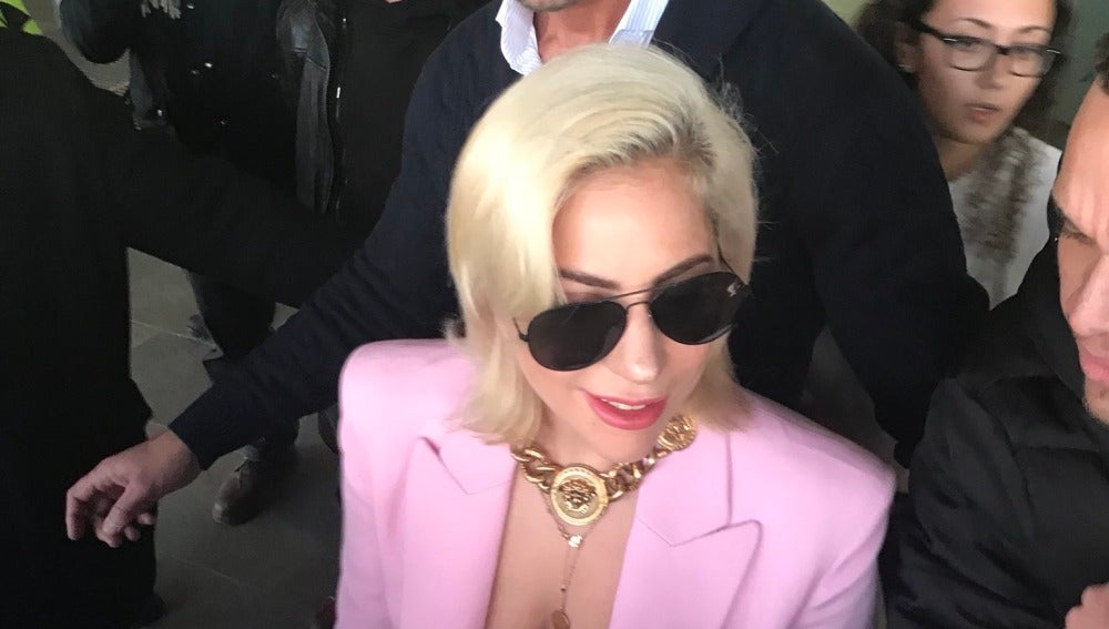 Lady Gaga llega a Barcelona