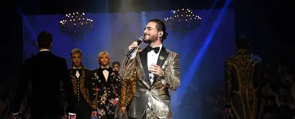 Maluma en el desfile de Dolce & Gabbana Maluma en el desfile de Dolce & Gabbana