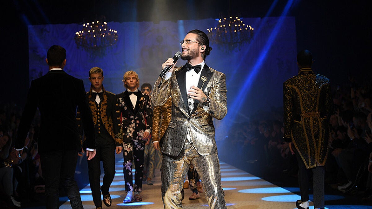 Maluma modelo dolce gabbana hotsell